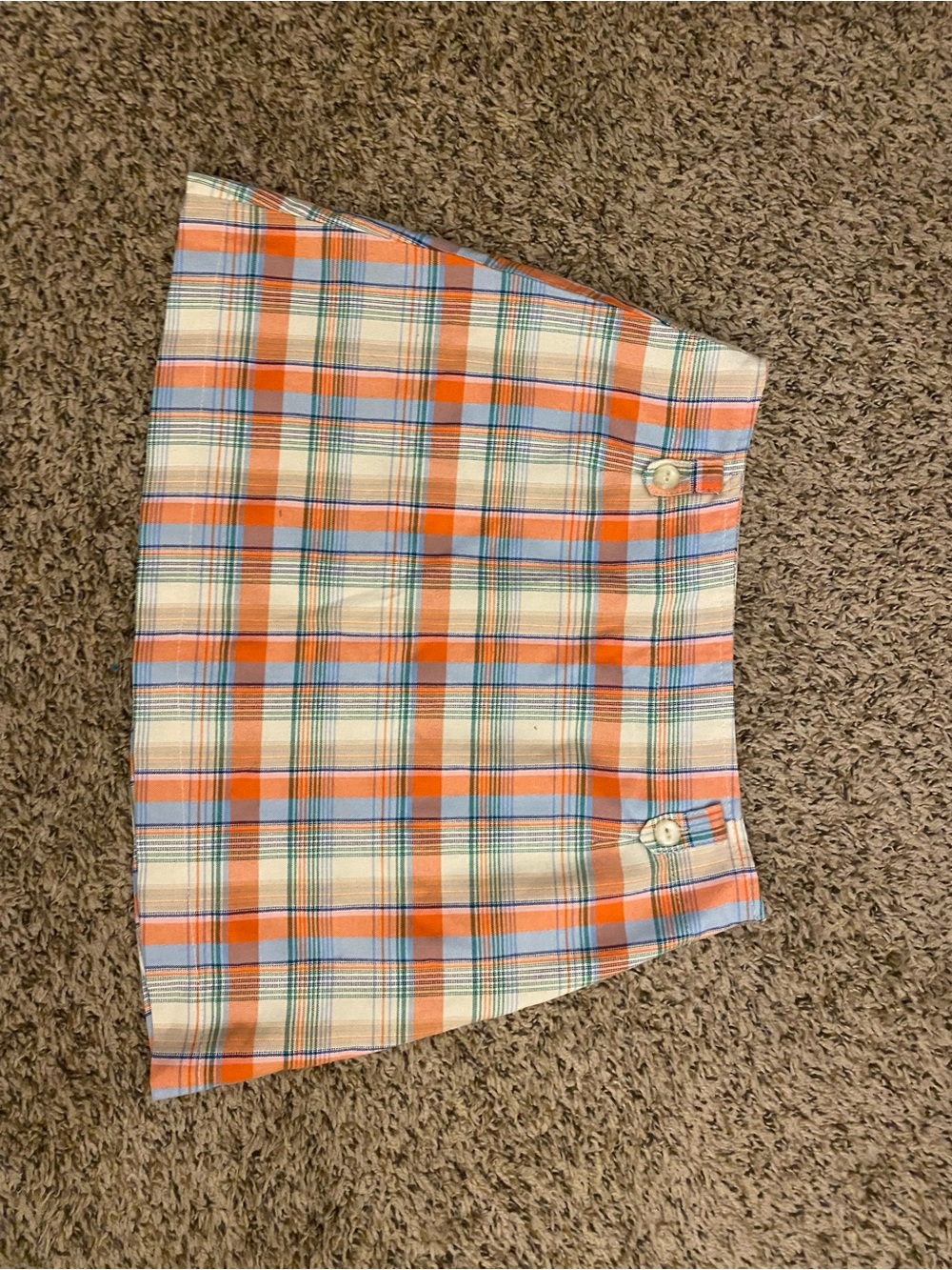Plaid Mini Skirt vintage free people